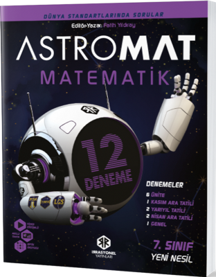 Astromat 7. Sınıf Yeni Nesil Matematik 12'li Deneme